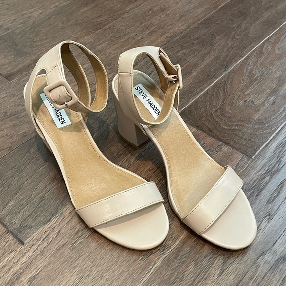 Steve‎ Madden Malia Blush Sandal- Sz 8.5 - Picture 1 of 9